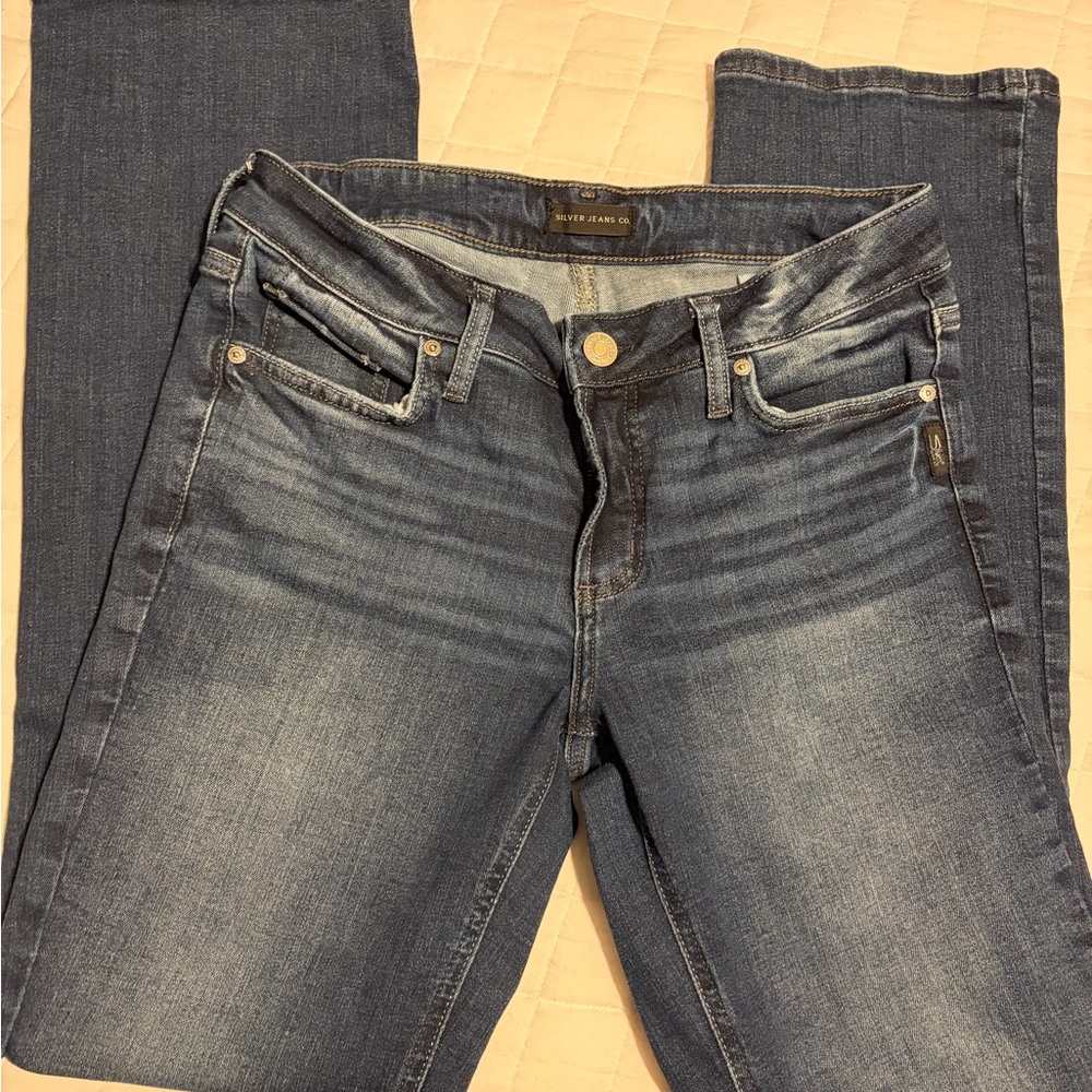 Silver Jeans Women's Dark Blue Skinny Jeans